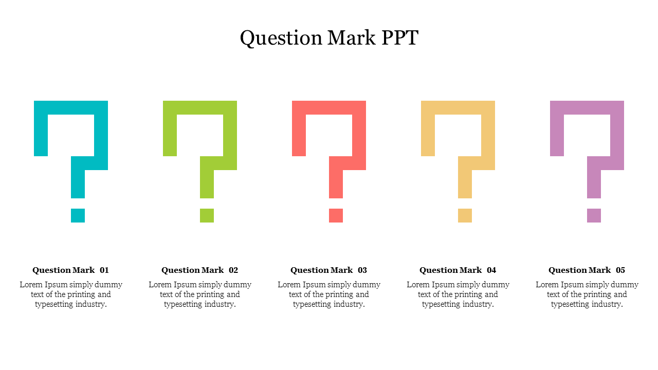 Question Mark PPT